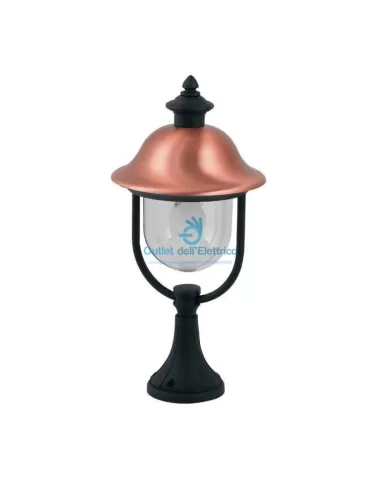 Poliplast 400477 Copper lantern + e27 base 100w luisa
